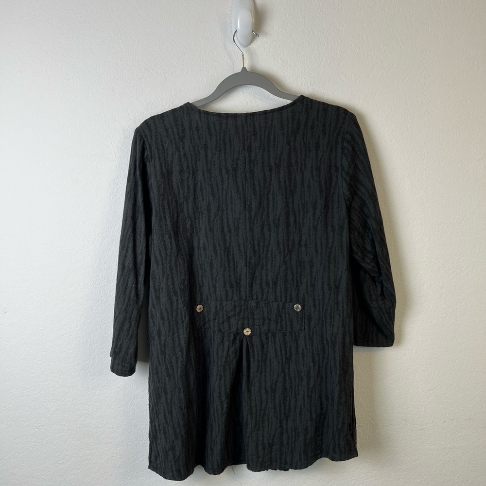 Soft Surroundings Button Front Top - image 2